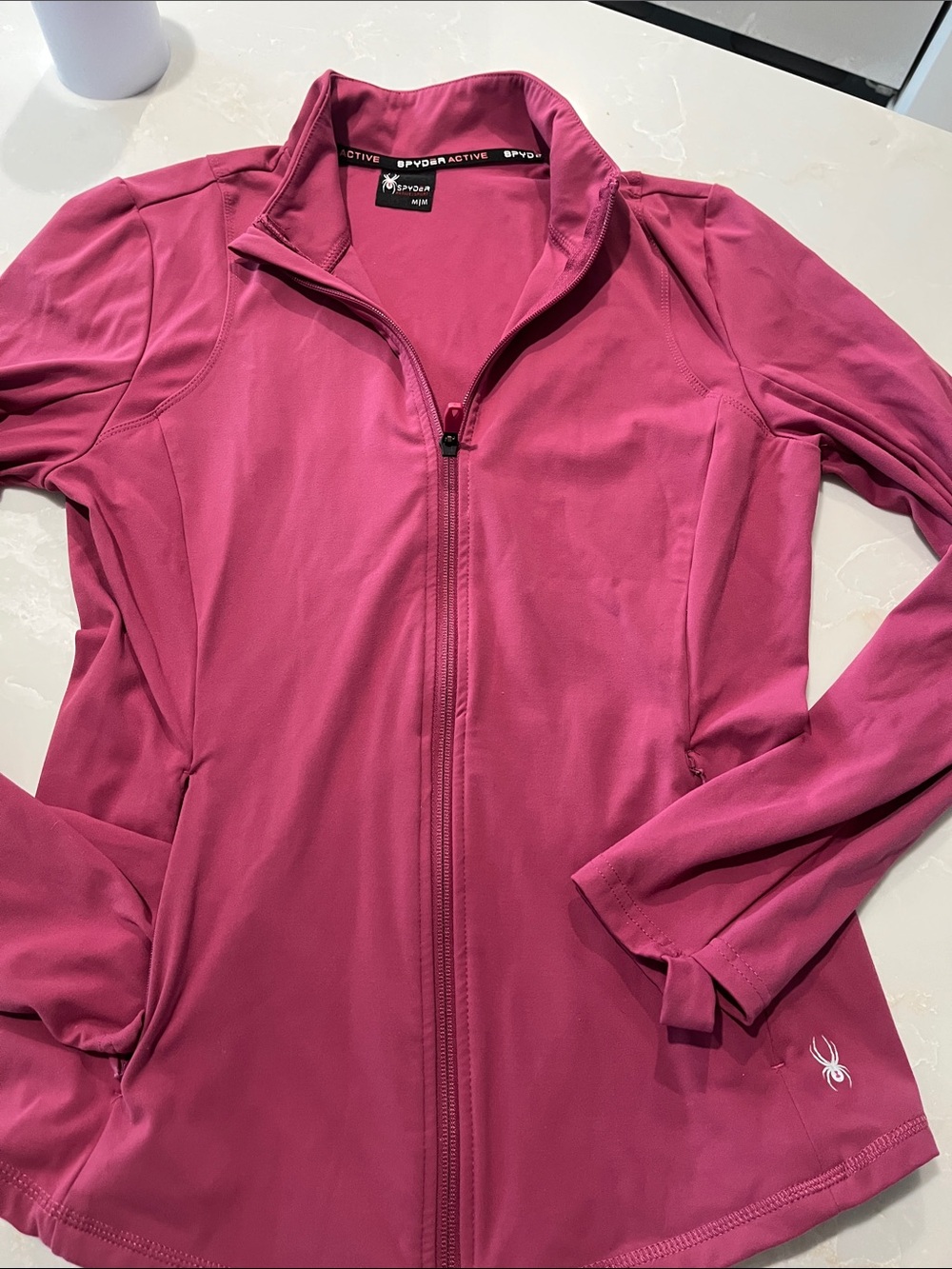 Spyder Women's Fuchsia Full-Zip Utility Jacket